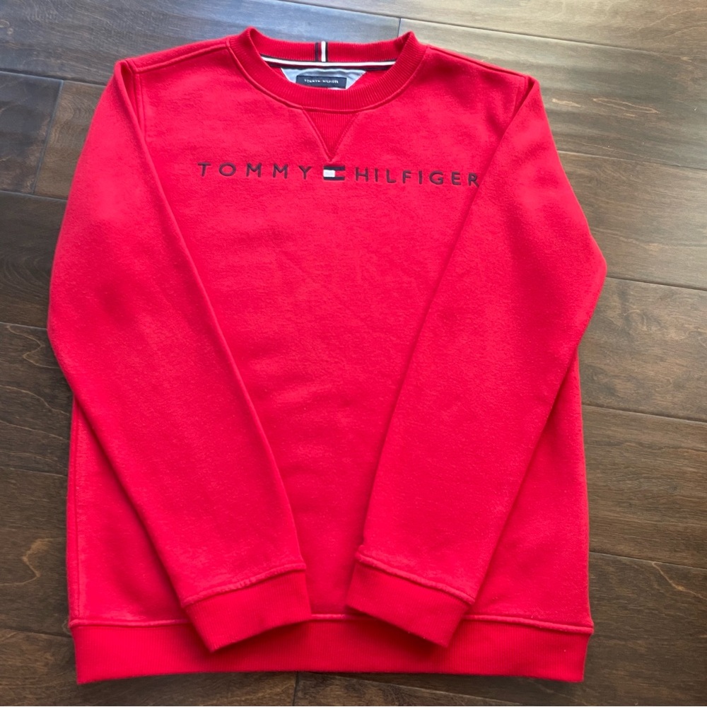 Tommy Hilfiger Big Boys Fleece Sweatshirt size L 12-14, Good Condition